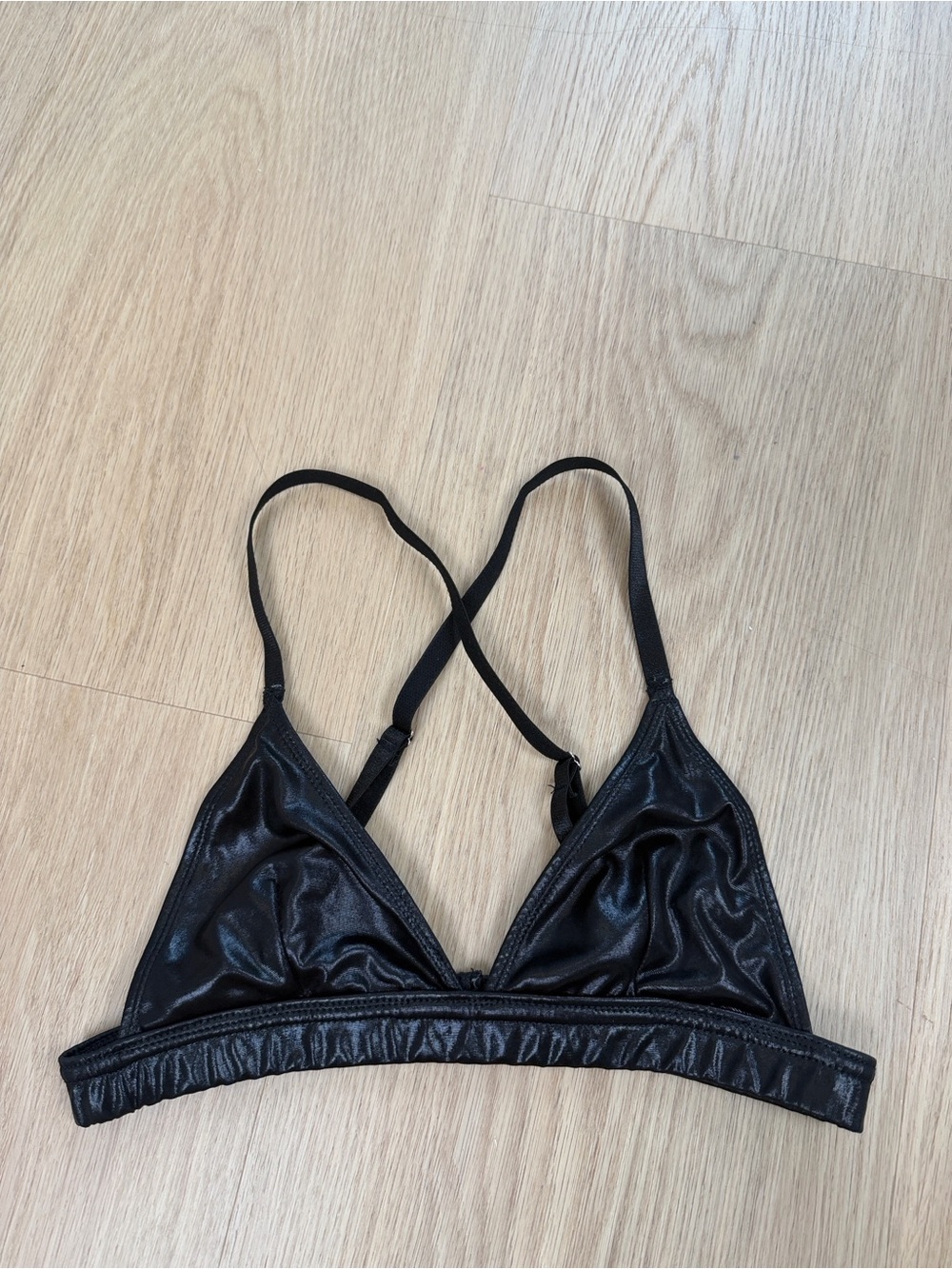 Dolls Kill Club Exx Wicked Cosmic Ace Metallic Bra Top S